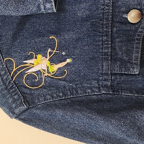 Disney Princesses Bradford Exchange Two-Sided Embroidered Denim Shirt Medium - Picture 5 of 16